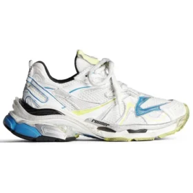 Runner 2.0 Sneaker «Weiss, Gelb und Blau, Mesh und Polyurethan» 779066W3RXP9074