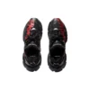 Runner Graffiti Sneaker «Schwarz und Rot aus Mesh und Nylon» 677403W3RBQ1060
