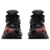 Runner Graffiti Sneaker «Schwarz und Rot aus Mesh und Nylon» 677403W3RBQ1060
