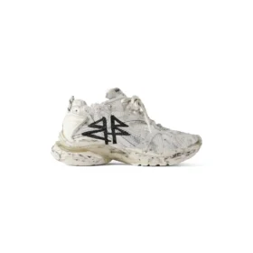 Runner Graffiti Sneaker «White Black» 772774W3RBQ9010