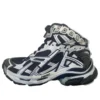 Runner High-Top-Sneaker «Bicolor Schwarz und Weiss» 695764W3RH29010