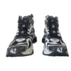 Runner High-Top-Sneaker «Bicolor Schwarz und Weiss» 695764W3RH29010