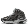 Runner High-Top-Sneaker «Graues, wildlederähnliches Nylongewebe» 695764W3RH31891