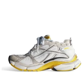 Runner-Sneaker «Beige, weiss, gelb, Nylon und wildlederähnlicher Stoff» 772767W3RNY9170