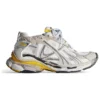 Runner-Sneaker «Beige, weiss, gelb, Nylon und wildlederähnlicher Stoff» 772767W3RNY9170