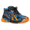 Runner Sneaker «Blau-Orange-Schwarz – Mesh und Nylon» 677403W3RB34719