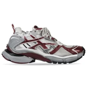 Runner-Sneaker «Burgundy Grey White Mesh and Nylon» 677403W3RB39069