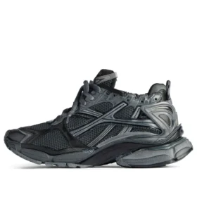 Runner-Sneaker «Dunkelgrau und Schwarz, Mesh und Nylon» 677403W3RBR1515