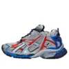 Runner Sneaker «Grey Blue Red Mesh and Nylon» 677403W3RB61264