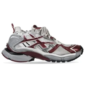 Runner Sneaker «Grey Burgundy Mesh and Nylon» 677402W3RB39069