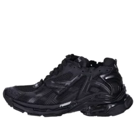 Runner Sneaker «Matte Black Mesh and Nylon» 677403W3RBT1000