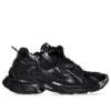 Runner-Sneaker «Schwarzes Mesh und Nylon mit transparenter, mehrfarbiger Verzierung» 677402W3RB11000