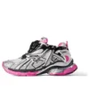 Runner-Sneaker «Silver White Pink Mesh and Nylon» 677402W3RBW9155