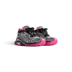 Runner-Sneaker «Silver White Pink Mesh and Nylon» 677402W3RBW9155