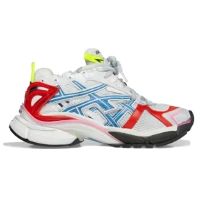 Runner-Sneaker «Weiss Blau Rot Mesh und Nylon» 677403W3RB69645