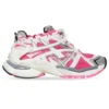 Runner Sneaker «Weiss, Rosa, Grau, Mesh und Nylon» 677402W3RBN9155