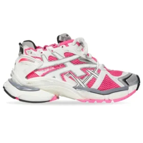 Runner Sneaker «Weiss, Rosa, Grau, Mesh und Nylon» 677402W3RBN9155