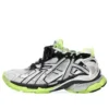 Runner Sneaker «Weiss, Schwarz und Neongelb, Mesh und Nylon» 677403W3RBP1093