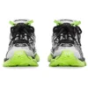 Runner Sneaker «Weiss, Schwarz und Neongelb, Mesh und Nylon» 677403W3RBP1093