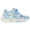 Runner Sneaker «White Baby Blue Mesh and Nylon» 677402W3RB29744