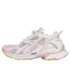 Runner Sneaker «White Baby Pink Mesh and Nylon» 677402W3RB39059