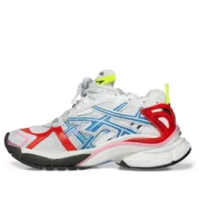Runner Sneaker «Worn Out White Blue Red Mesh and Nylon» 677402W3RB69645