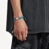 Saint-Germain-Armband in Türkis/Schwarz/Grün/Glänzendes Silber