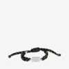 Saint-Germain-Spitzenarmband in Schwarz/Weiss/glänzendem Silber Saint-Germain-Spitzenarmband in Schwarz/Weiss/glänzendem Silber