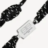 Saint-Germain-Spitzenarmband in Schwarz/Weiss/glänzendem Silber Saint-Germain-Spitzenarmband in Schwarz/Weiss/glänzendem Silber