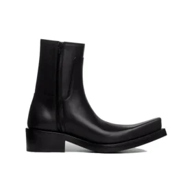 Santiago Stiefeletten «Schwarzes, mattes Kalbsleder» 745530WBDO01000