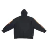 SBalenciaga Metallica Hoodie Oversized-Passform «Black Orange» 697879TMV891055