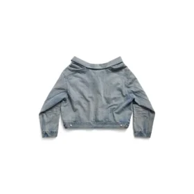 Schulterfreie Jacke «Hellblau» 786638TQW556379