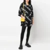 Scribble-Logo-Kurzarm-Shirt im Minimal-Stil «Schwarz-Weiss» 681813TML131070