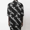 Scribble-Logo-Kurzarm-Shirt im Minimal-Stil «Schwarz-Weiss» 681813TML131070