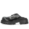 Sergent 20 mm Pantoletten «Glattes Kalbsleder Schwarz» 701392WBD401000