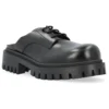 Sergent 20 mm Pantoletten «Glattes Kalbsleder Schwarz» 701392WBD401000