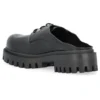 Sergent 20 mm Pantoletten «Glattes Kalbsleder Schwarz» 701392WBD401000