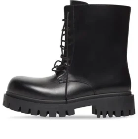 Sergent 20 mm Stiefel «Schwarzes Leder» 701394WBD401000