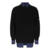 Shirt-Detail: Lagenpullover «Schwarz» 675268T32151000