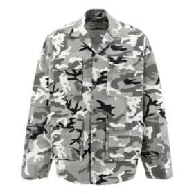 Shirt mit Camouflage-Print «Grey» 681008TLL721262