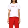 Short-Sleeve-Shirt mit Signature-Alphabet-Logo, weiss 583217TFV639783