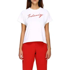 Short-Sleeve-Shirt mit Signature-Alphabet-Logo, weiss 583217TFV639783