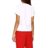 Short-Sleeve-Shirt mit Signature-Alphabet-Logo, weiss 583217TFV639783