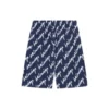 Shorts mit durchgehendem Scribble-Print «Indigo» 672410TLLJ48502