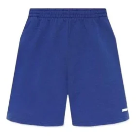 Shorts mit Logo-Print «Indigo Dirty White» 676137TNVB64388