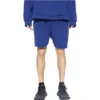 Shorts mit Logo-Print «Indigo Dirty White» 676137TNVB64388
