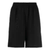 Shorts mit perforiertem, elastischem Bund «Schwarz» 674591TMVD41000