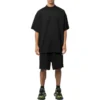 Shorts mit perforiertem, elastischem Bund «Schwarz» 674591TMVD41000