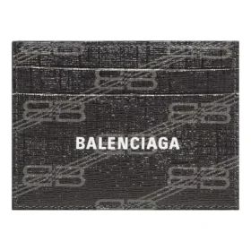 Signature-Kartenetui aus beschichtetem Canvas mit BB Monogram «Schwarz» 594309210D81061