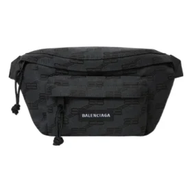 Signature Medium Gürteltasche aus BB Monogram-Jacquard-Canvas «Schwarz» 713042210HH1061